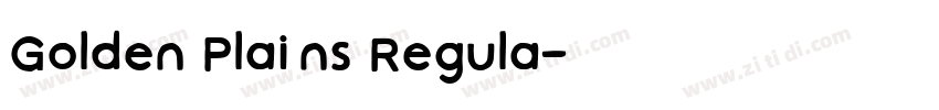 Golden Plains Regula字体转换